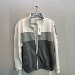 Calvin Klein Two-Tone Gray and White Jacket